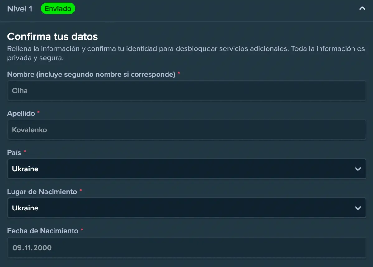 Pasos de verificación